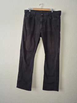 Levis Straight Leg Mens Black Jeans 513" Size: W: 38 L: 32