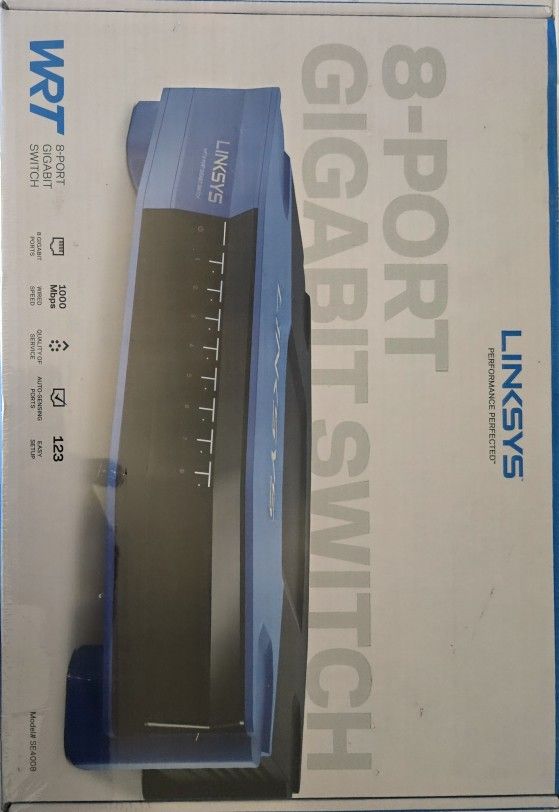 LINKSYS 8-PORT SWITCH (MODEL # SE4008