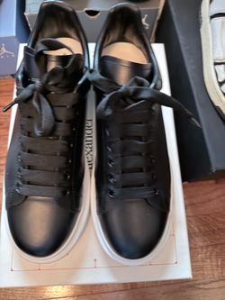 McQueen Men's Smooth Leather Oversized Sneakers