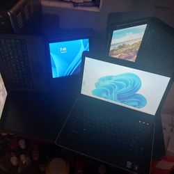 3 Surface Pro And A Dell Laptop 