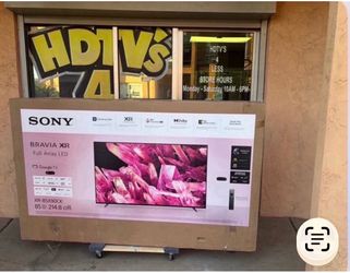 85 Sony tv smart 4k hdtv 120hz full array led tv $55 down on financing for delivery six month Warranty