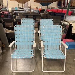Weekend Sale!! New-Buy 2 X 45 Or 4 X $80 Patio Folding Chairs. Alloy Steel material. Weight Capacity: 264 Ibs Each