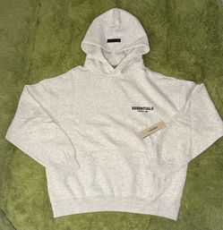 Fear of God Essentials Hoodie SS22 Stretch Limo Light Oatmeal