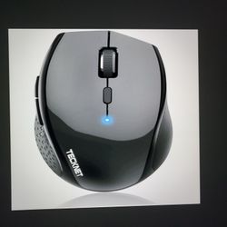 Tecknet Bluetooth Mouse-Shiny Black 4800 DPI For Windows
