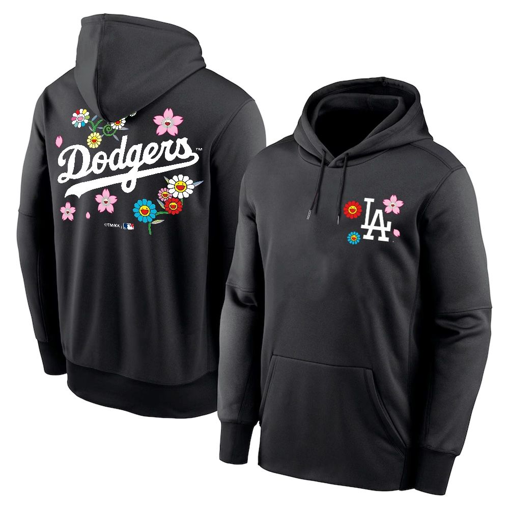 Fanatics x Takashi Murakami x MLB Los Angeles Dodgers Black Hoodie