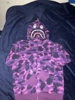 Purple Bape Hoodie