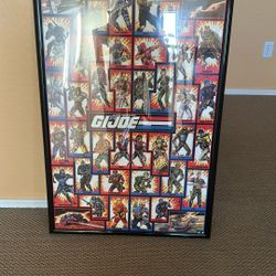 GI Joe Poster With Frame