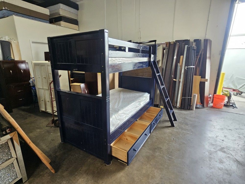 Twin Bunk Bed And Mattress