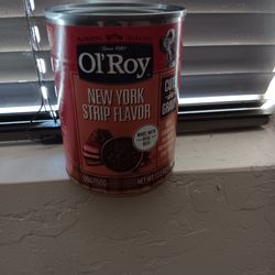 8 cans of dog food 8$