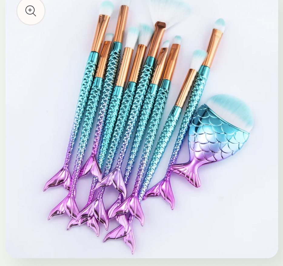 Mermaid Tail Brushes