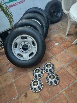 4 Wheel And Tires Tranforse LT Chevy 2500,3500