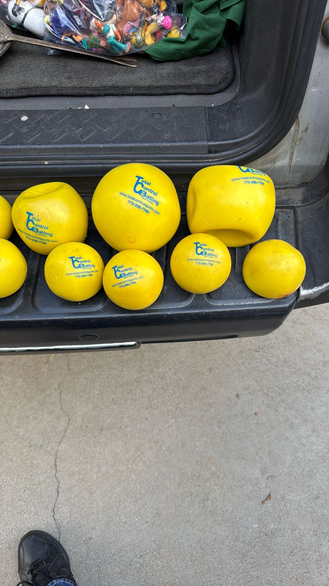 Total Control Batting Baseball Softball Practice Balls