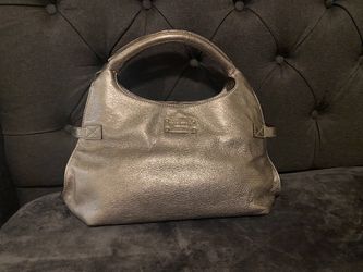 New $295 Kate Spade Gold Leather Metallic Purse 