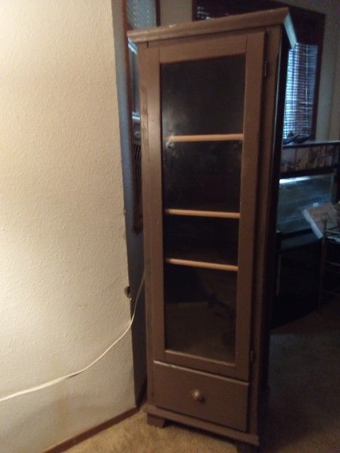 Bookshelf With Glass Door