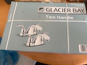 Glacier Bay Two Handle Bathroom Faucet Chrome
