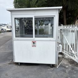Fully Assembled Security Booth 