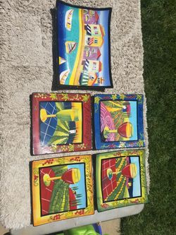 Naylor plates, artwork