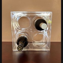 Clear Acrylic Wine Rack