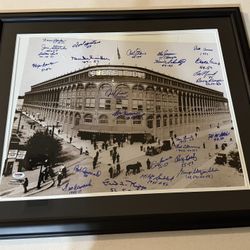 BROOKLYN DODGERS AUTOGRAPH MULTI SIGNED 16 X 20 PHOTO 25 SIGNATURES PSA DNA