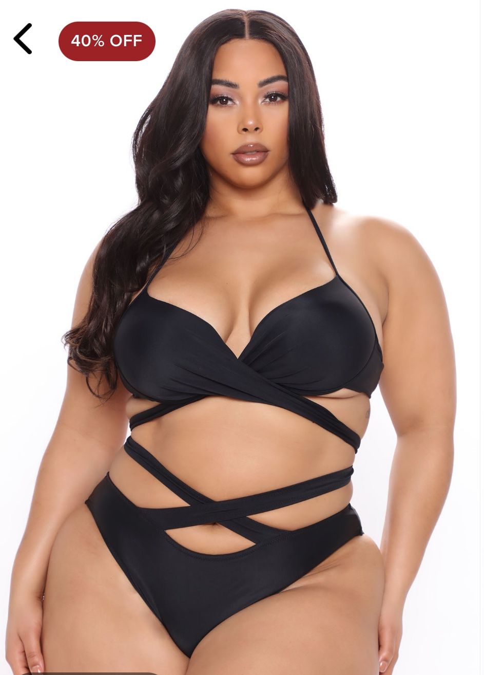 Black 2 Piece Bikini