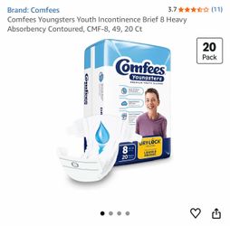 Comfees Youngsters Premium Youth Diapers Size 8