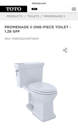 Toto Promenade II One-piece Toilet - Brand New