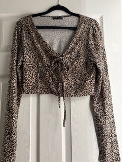 Cheetah crop top