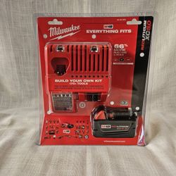 (New) Milwaukee M18 18-Volt Lithium-Ion XC Starter Kit with One 5.0Ah Battery and Charger 48-59-1850