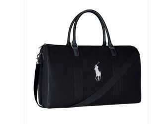 (New & Never Used) Black Polo Ralph Lauren Canvas Travel Duffel Bag