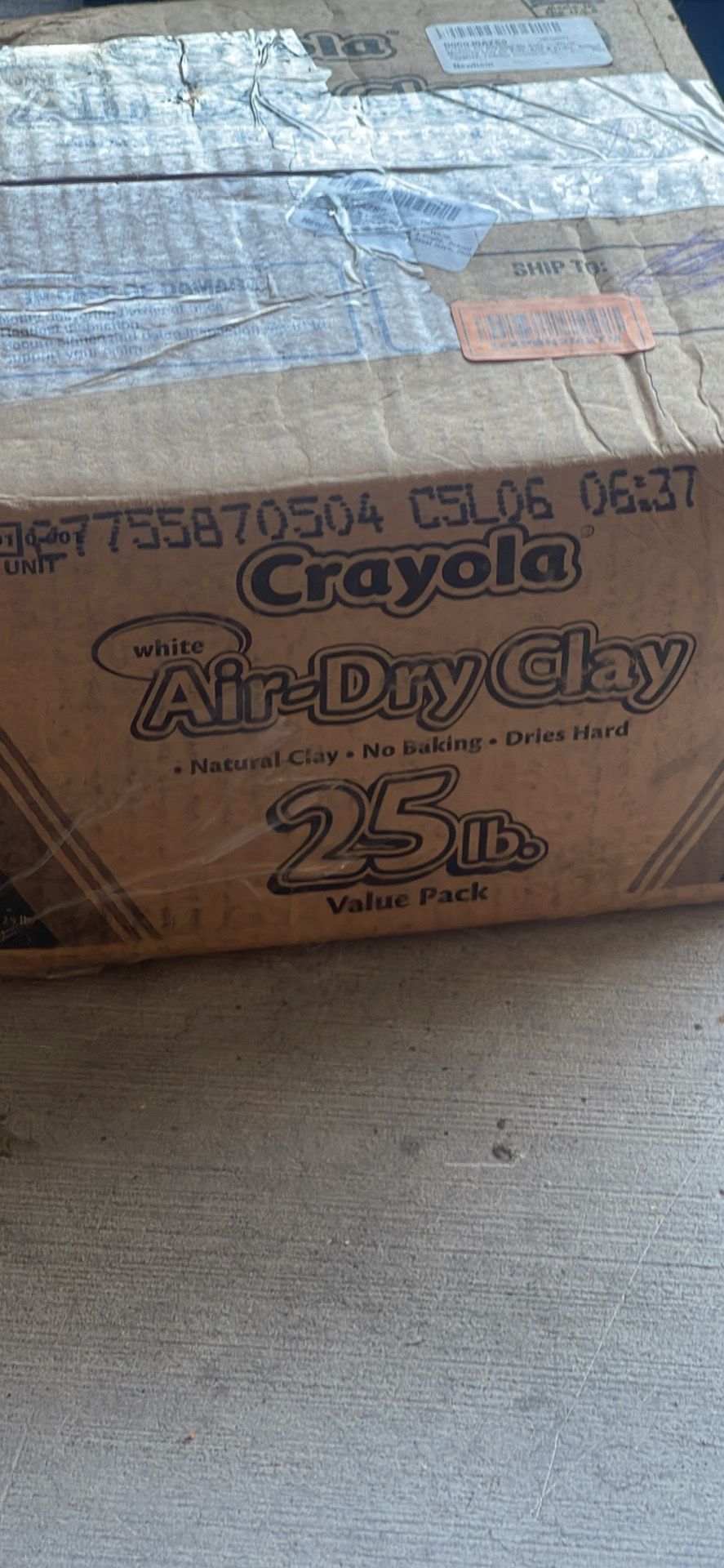 New Crayola Air Dry Clay
