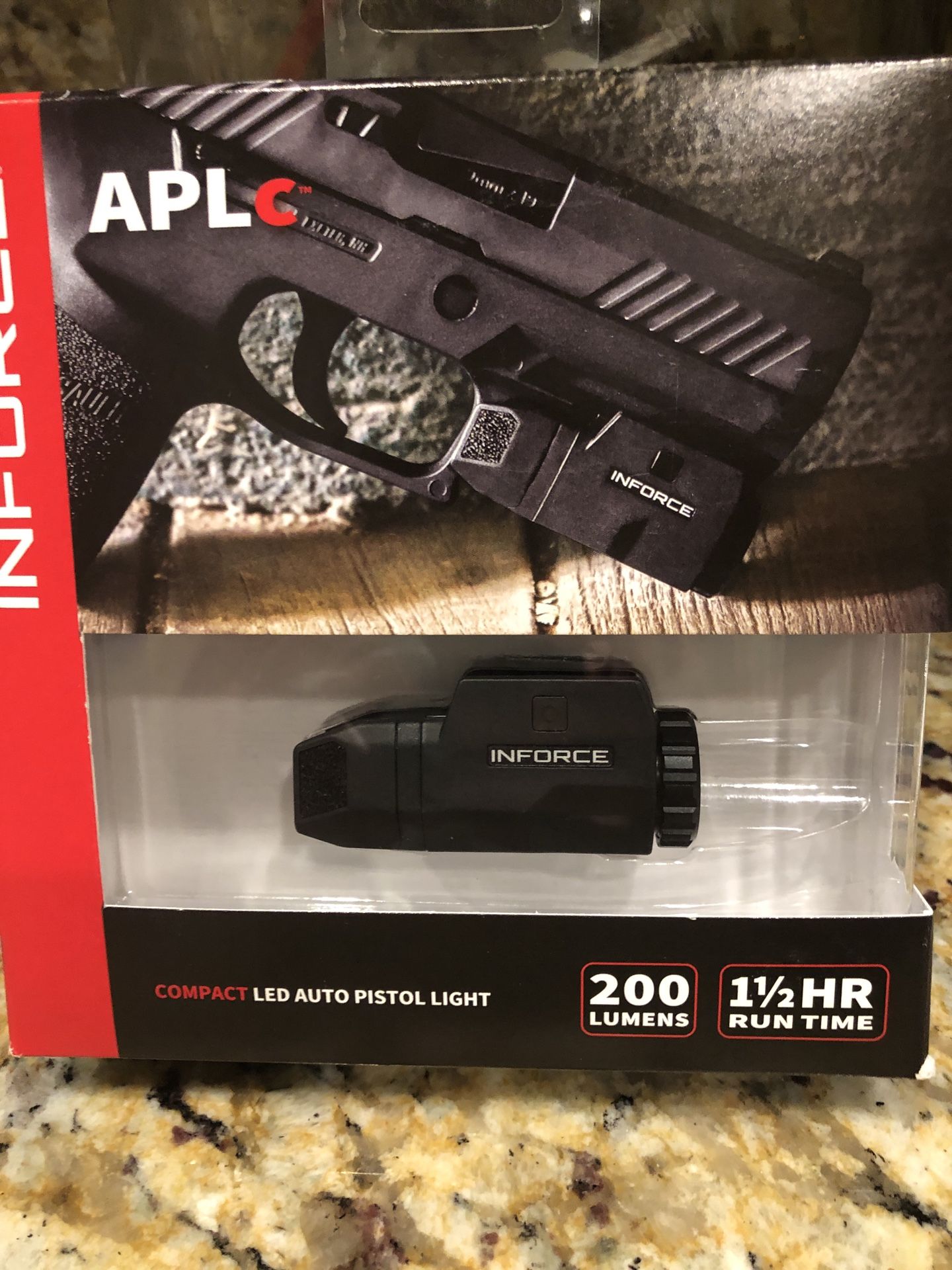 InForce APLc Compact WML White Light 200 Lumens Black