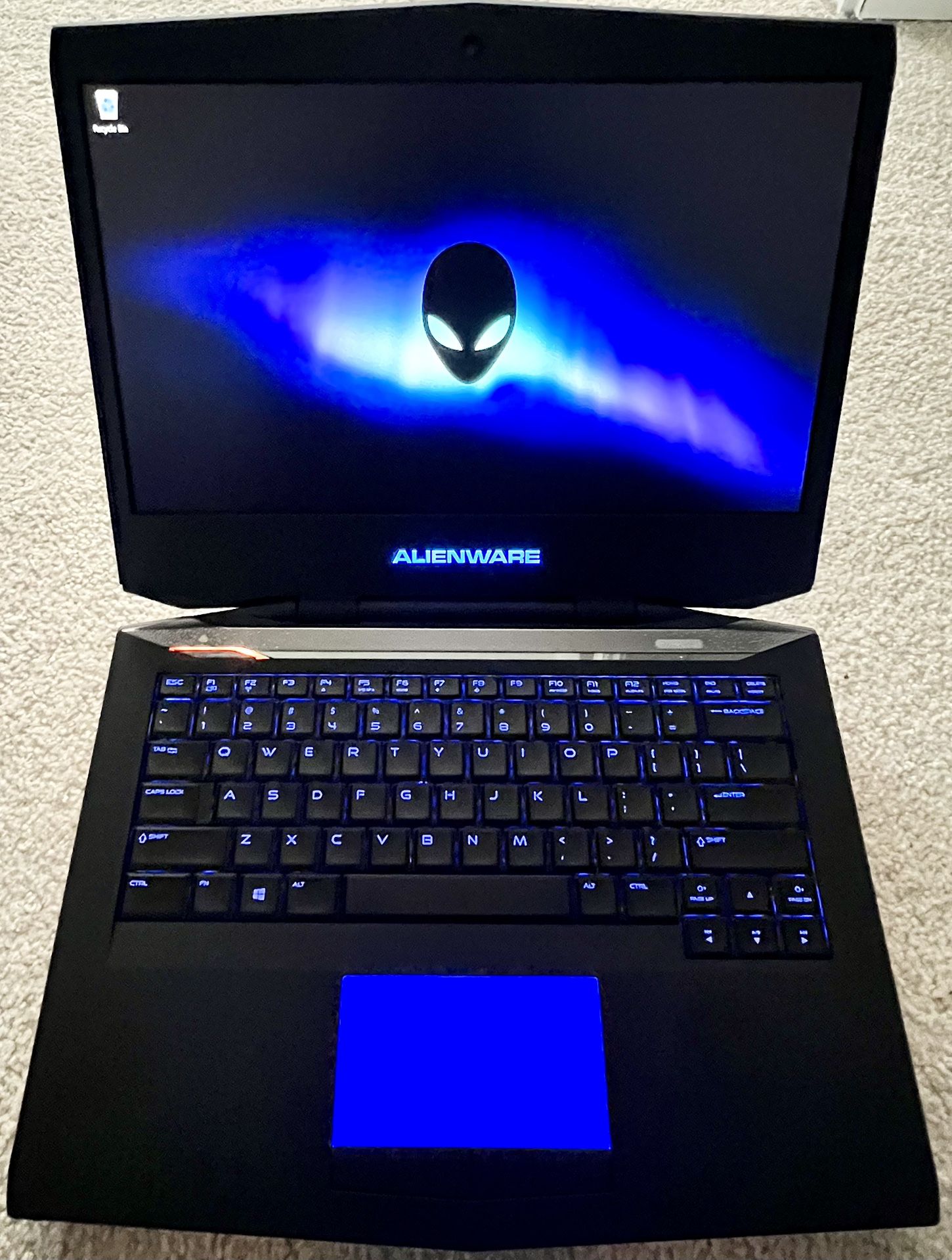 Alienware 14 Gaming QuadCore i7-4800MQ 2.7GHz 16GB 64GB SSD+750GB HDD GTX765M Win11Pro Office21