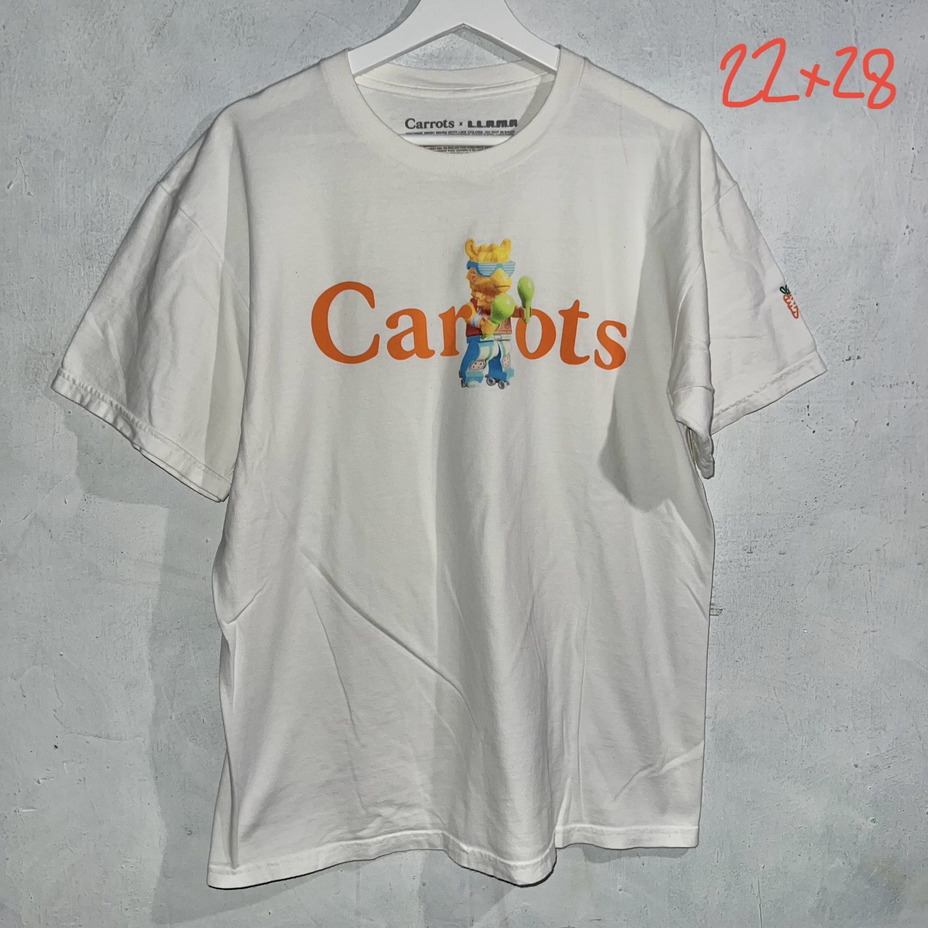 22x28 LLAMA Carrots Lego T-Shirt Large