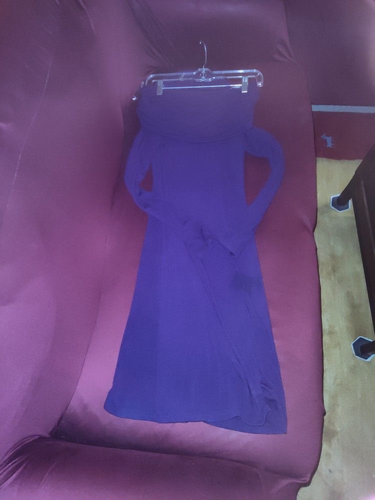 NWOT Purple Off Shoulder Dress