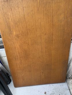 Solid Wood Dinning Table With Hardware. Reduced W32 L46 H 30 1/2