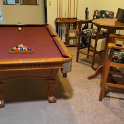 Pool Table And Pub Set