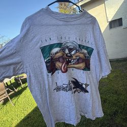 Vintage Taz Xl San Jose Shark Tee