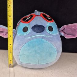 Squishmallows Disney 8" Blue Heart Glasses Plush Stuffed Toy Lilo & Stitch. Valentine's Day Stitch. See Below.