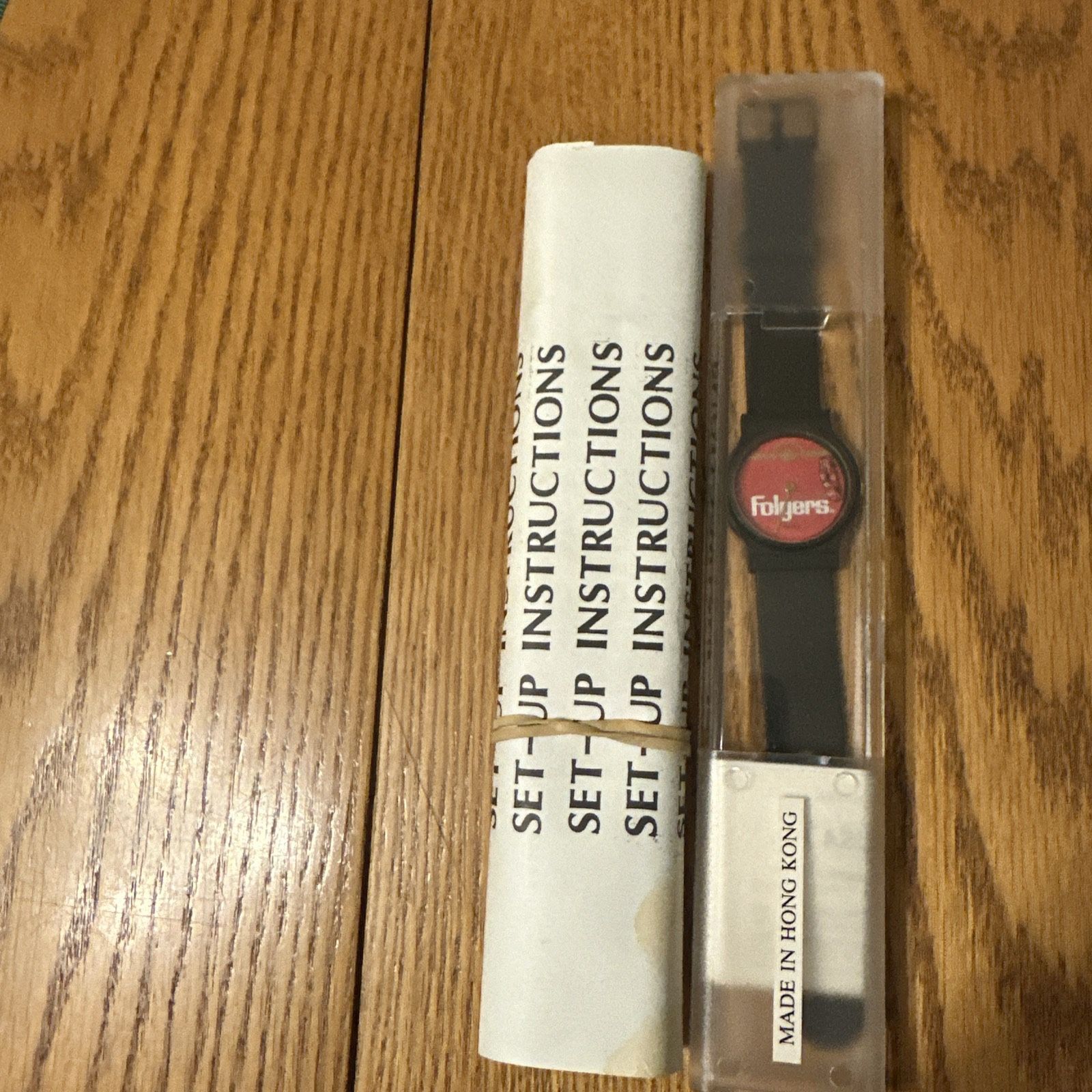 NASCAR Mark Martin Folgers Roush Racing Watch Red Black  AS IS /NOT TESTED NEW my brother bought them and i was never watch guy maybe someone can enjo