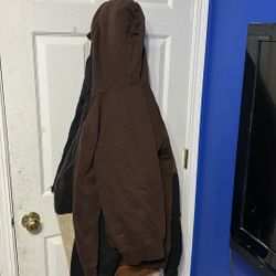 Brown hoodie 