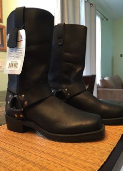 Harley Davison boots bikers design size 9
