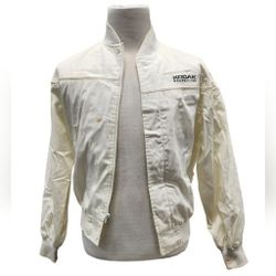 Vintage Mackintosh Sportswear Size Medium White Kodak Recreation Bomber Jacket