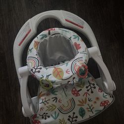 Fisher Price Sit Me Up In Whimsical forest