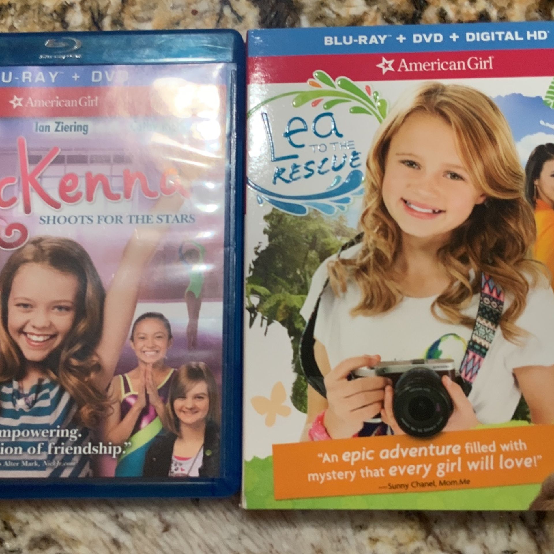 American Girl Lea & McKenna Blu-ray & DVD Ex.Condition.