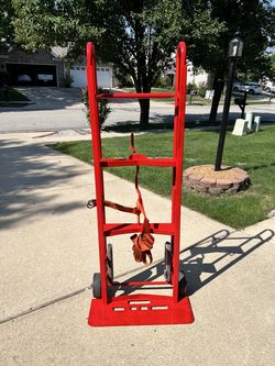 Heavy-Duty Appliance Hand Truck/Dolly with Strap & Stair Climbers