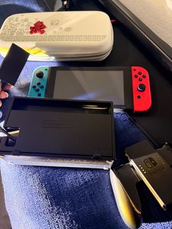 Nintendo Switch with Dock and Carrying Case