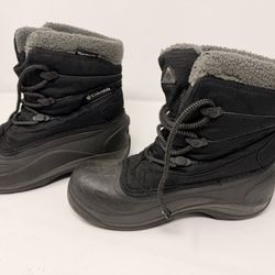 Columbia Mens Thermolite 200G Black Water Resistant Snow Boot Size 8