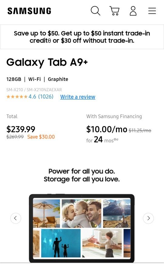 Galaxy Tab A+9