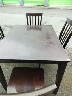 Dining table with 4 chairs