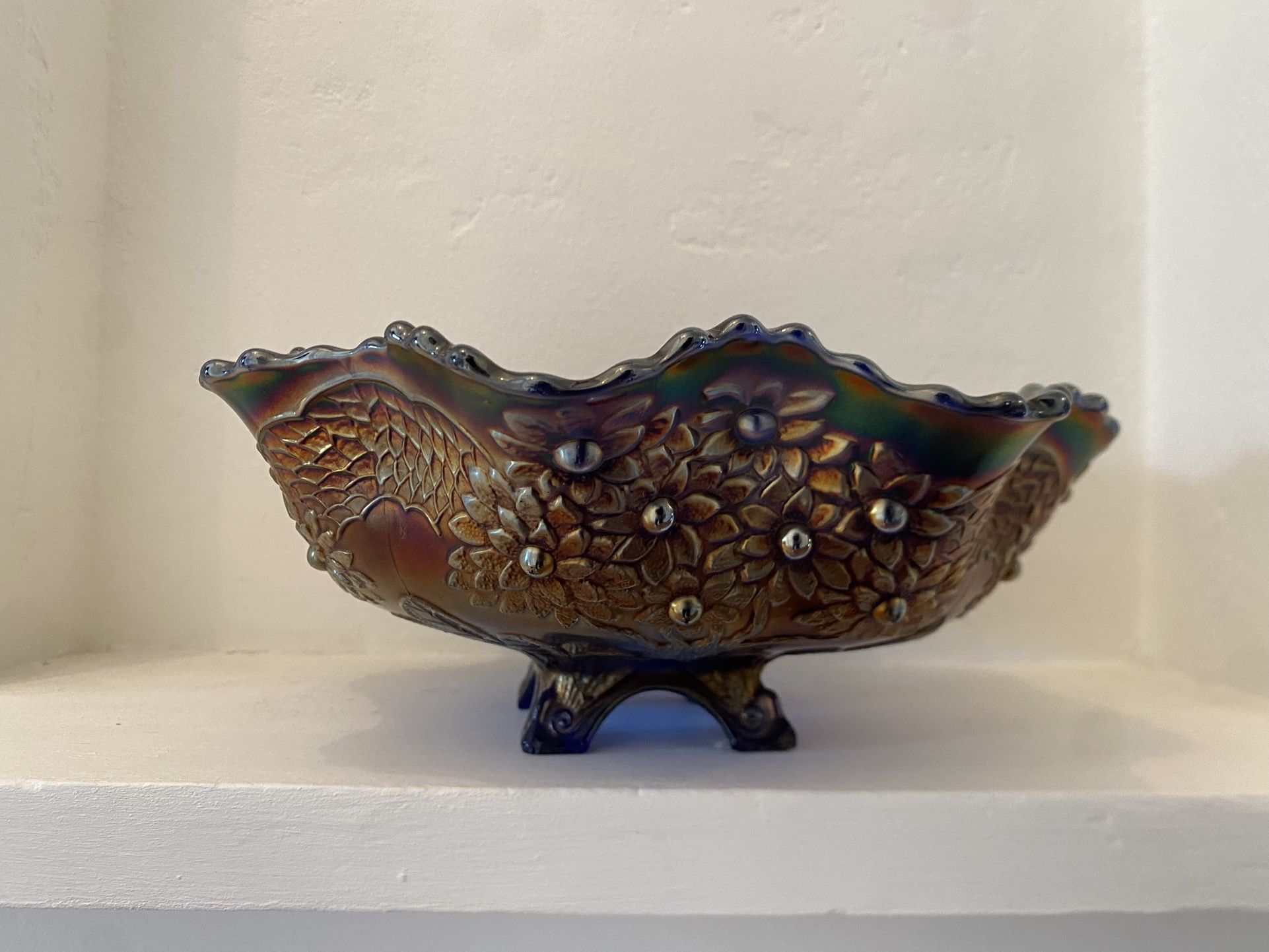 Fenton Carnival Glass Bowl